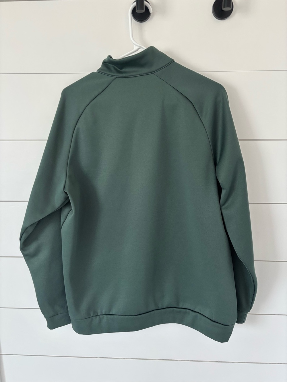Nike Men's Dark Green Dri-Fit Half-Zip Performance Jacket-Large - Picture 3 of 5